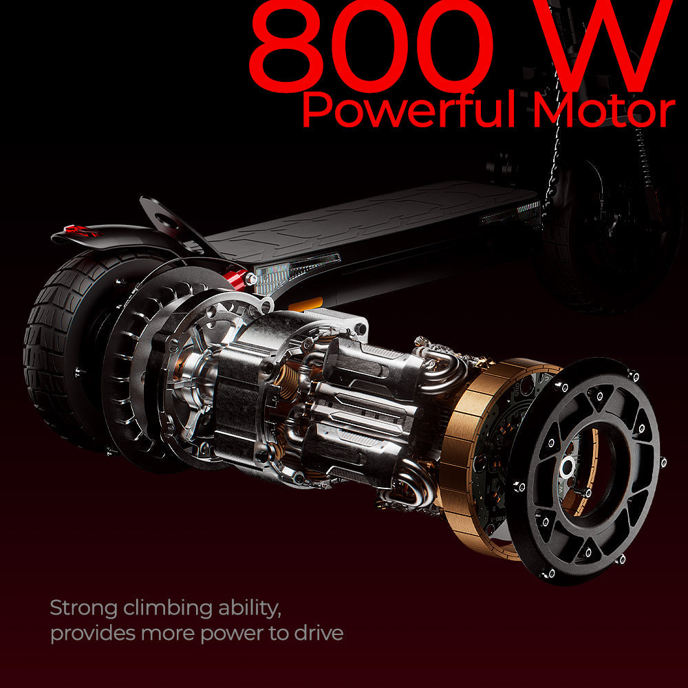 iScooter iX4 Off-Road Electric Scooter — Motor and speed