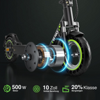 isinwheel S9MAX Electric Scooter (German version) — Black
