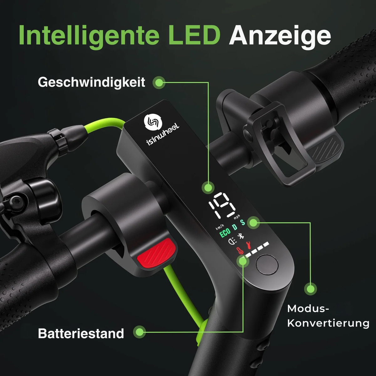 isinwheel S9MAX Electric Scooter (German version)