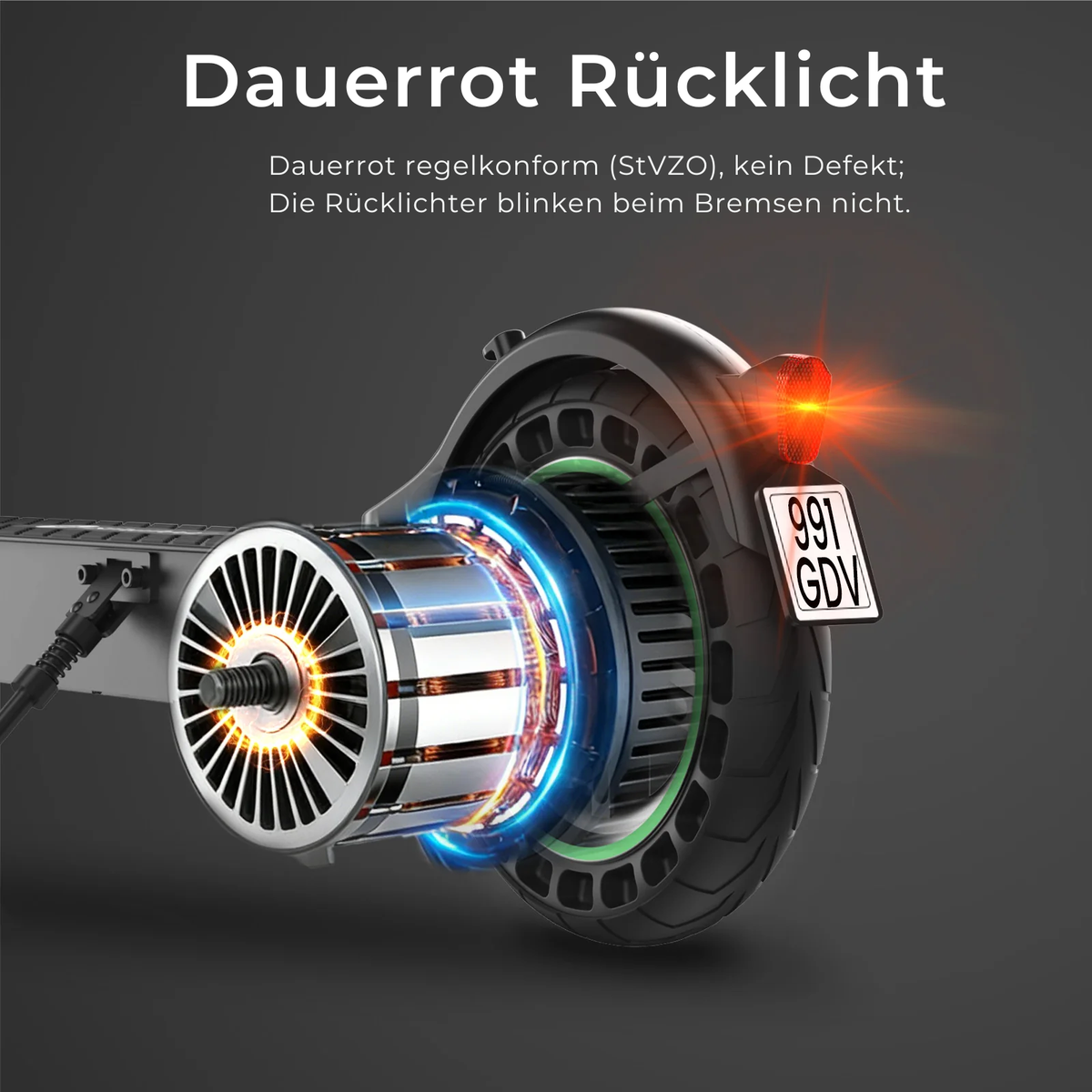 isinwheel S9MAX Electric Scooter (German version) — Black
