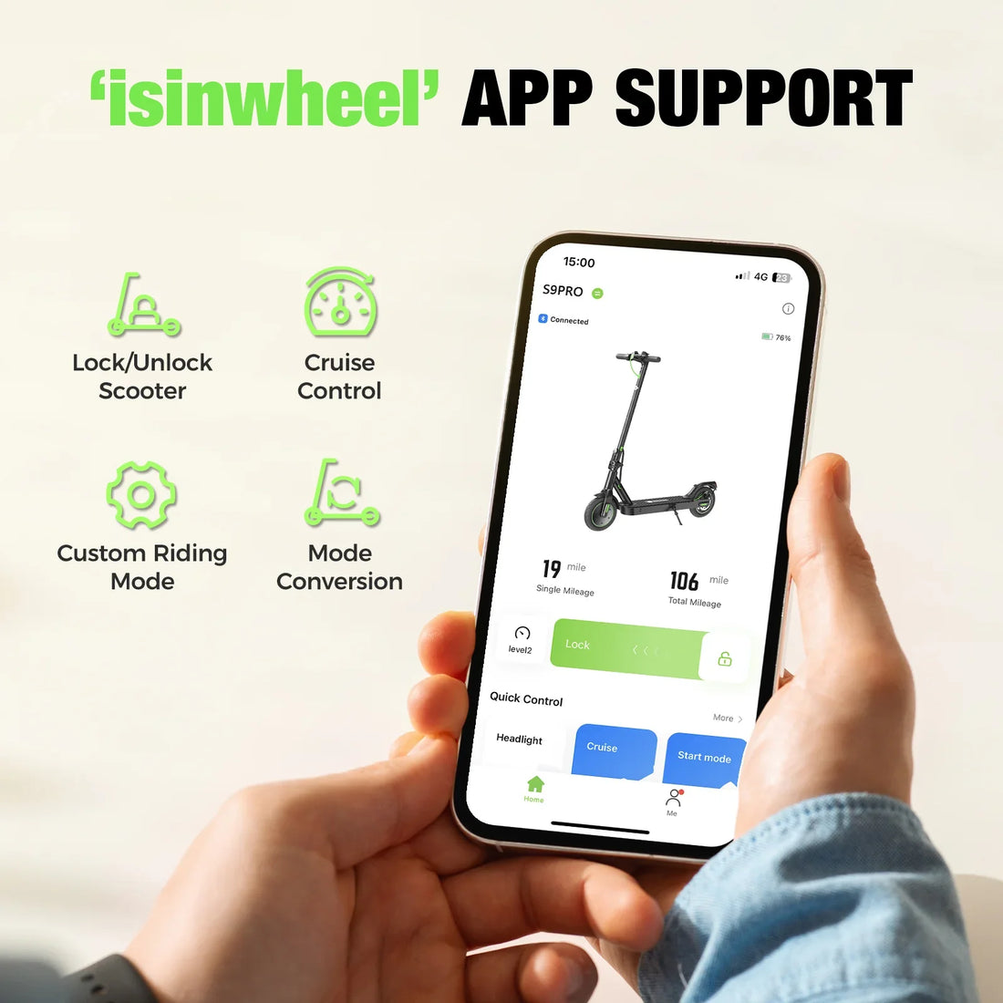 S9 Pro — understøtter isinwheel-appen