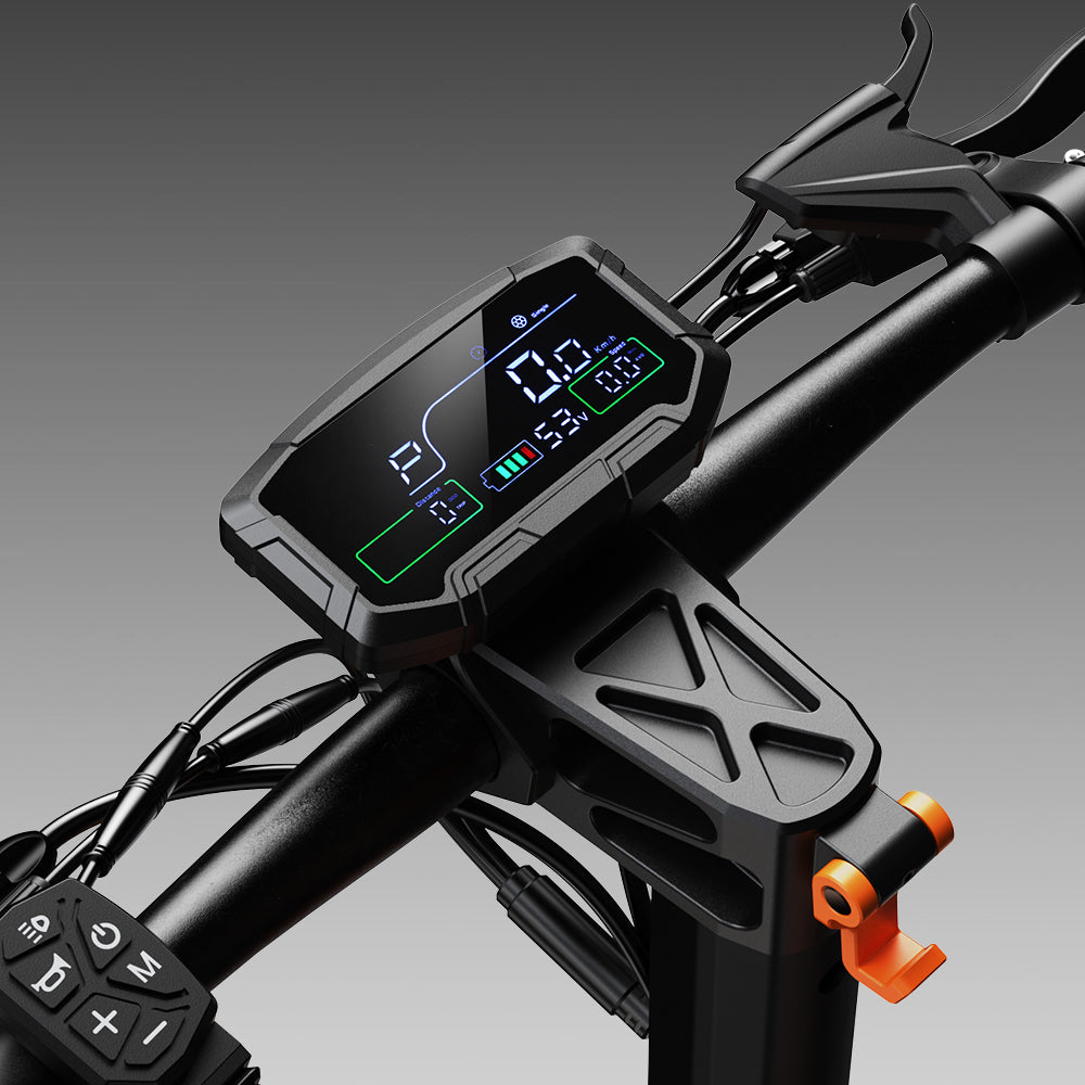 iScooter W12 Dual Motor All-Terrain Electric Scooter — Black