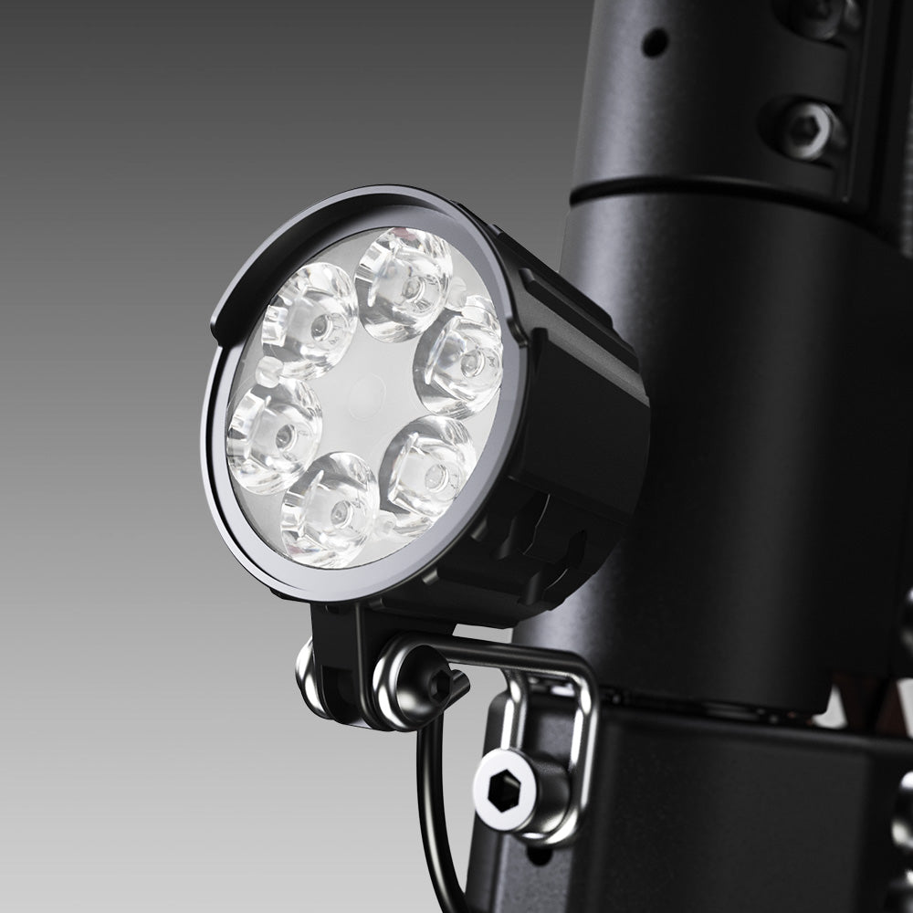 iScooter W12 Dual Motor All-Terrain Electric Scooter — Brakes, tyres and suspension