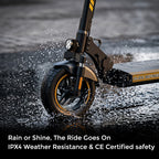 iScooter W9Air Off-Road Electric Scooter — Yellow