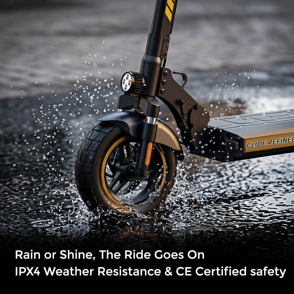 iScooter W9Air Off-Road Electric Scooter — Yellow